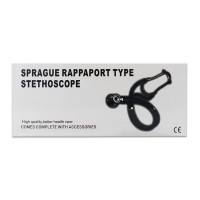 Rappaport type stethoscope: three bells and five heads